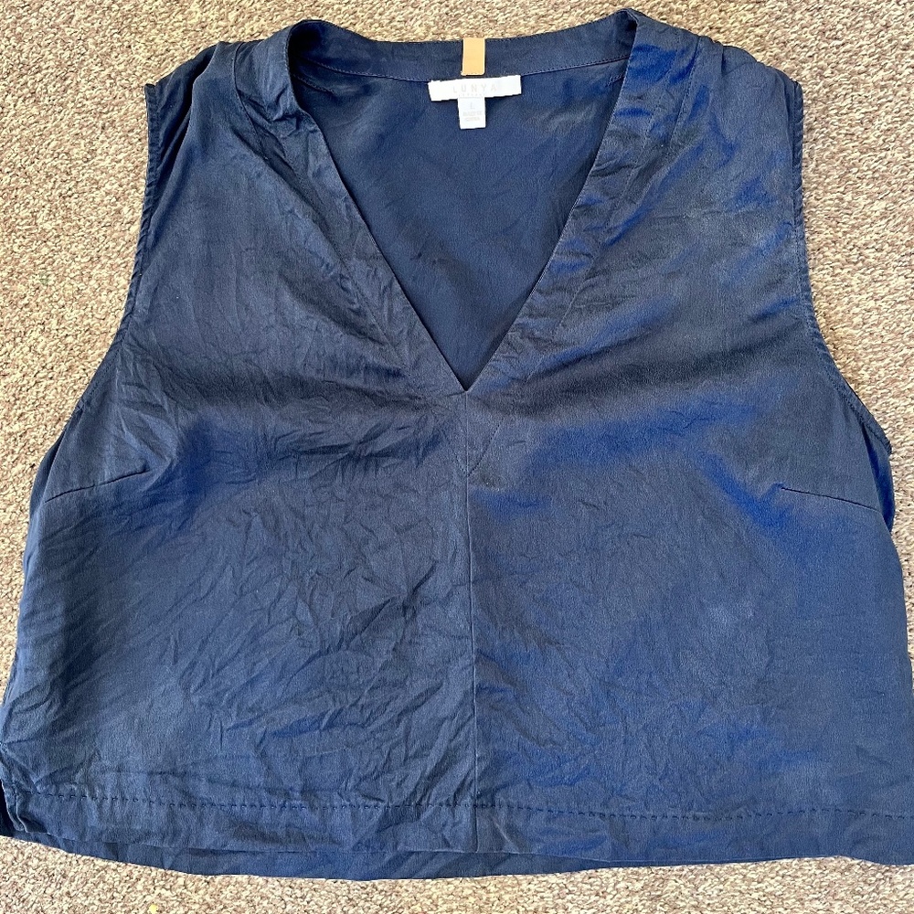 Lunya silk cropped tank